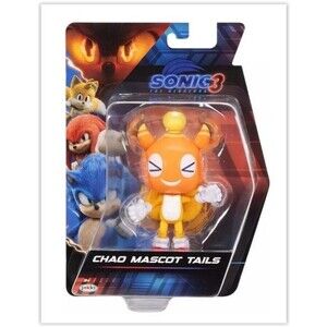 Chao Mascot Tails 5-Inch Action Figure from Sonic 3 Movie - Collector's Item NEW